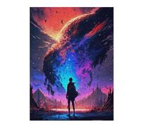 Puzzle 52x38cm/1000pcs pour Adolescentes Silhouette Before Cosmic Wonder Jeux De Puzzle Relaxants, Amusants Et Humoristiques, Difficiles Et Stimulants 52x38cm/1000pcs