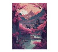 Puzzle 52x38cm/1000pcs pour Adolescents Beautiful Village Puzzles pour Adultes Jeu Manuel Découpe De Précision Cadeaux d'anniversaire Et Cadeaux Uniques 52x38cm/1000pcs