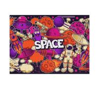 Puzzle 52x38cm/1000pcs pour Adolescents Exploring The Wonders of Space Puzzle Adulte, Jouet, Décoration Murale, Décoration Intérieure, Cadeaux Uniques pour Anniversaire Et Noël 52x38cm/1000pcs