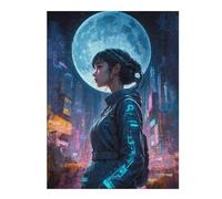 Puzzle 52x38cm/1000pcs pour Adolescents Gazing at The Future Puzzle Adulte, Jouet, Décoration Murale, Décoration Intérieure, Cadeaux Uniques pour Anniversaire Et Noël 52x38cm/1000pcs