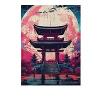 Puzzle 52x38cm/1000pcs pour Adolescents Japanese Gate Anime Puzzles pour Adultes Jeu Manuel Découpe De Précision Cadeaux d'anniversaire Et Cadeaux Uniques 52x38cm/1000pcs