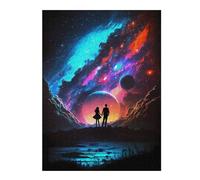 Puzzle 52x38cm/1000pcs pour Adolescents Love Among The Stars Puzzles pour Adultes Jeu Manuel Découpe De Précision Cadeaux d'anniversaire Et Cadeaux Uniques 52x38cm/1000pcs