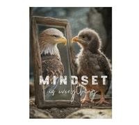 Puzzle 52x38cm/1000pcs pour Adolescents Mindset is Everything Puzzles pour Adultes Jeu Manuel Décoration Murale Interaction Parent-Enfant 52x38cm/1000pcs