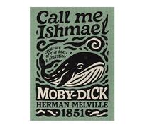 Puzzle 52x38cm/1000pcs pour Adolescents Moby Dick Book Cover Art Casse-têtes pour Adultes, Jeu De Réflexion, Anti-Stress, Cadeaux d'anniversaire Et Cadeaux Uniques 52x38cm/1000pcs