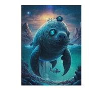 Puzzle 52x38cm/1000pcs pour Adolescents Oceanic Giant Casse-tête pour Adultes, Jeu De Réflexion, Décoration Murale, Idéal comme Cadeau 52x38cm/1000pcs