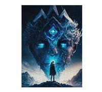Puzzle 52x38cm/1000pcs pour Adolescents Paint Devils Ice Puzzles pour Adultes Jeu Manuel Découpe De Précision Cadeaux d'anniversaire Et Cadeaux Uniques 52x38cm/1000pcs