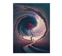 Puzzle 52x38cm/1000pcs pour Adolescents Spiral Path to The Tree of Dreams Puzzle pour Adultes Jeu Manuel Découpe De Précision Idéal comme Cadeau pour Toute La Famille 52x38cm/1000pcs
