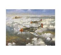Puzzle 52x38cm/1000pcs pour Adolescents World War 2 Jet Germany Casse-tête pour Adultes Jeu De Réflexion Décoration Intérieure Est Idéal comme Cadeau 52x38cm/1000pcs