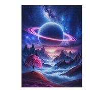 Puzzle 52x38cm/1000pcs pour Adultes Celestial Solitude Puzzle pour Adultes - Jeux Relaxants - Niveau De Difficulté : Difficile - Idéal pour Un Anniversaire Ou Noël 52x38cm/1000pcs