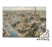 Puzzle 52x38cm/1000pcs pour Adultes Images from The 19th-Century World's Fair,pour Femmes Et Hommes,Planche en Bois,Verrouillage De Précision