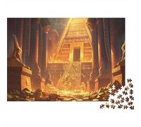 Puzzle 52x38cm/1000pcs pour Adultes Trésors des Pyramidees,pour Femmes Et Hommes,Planche en Bois,Verrouillage De Précision
