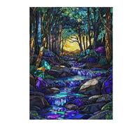 Puzzle 52x38cm/1000pcs Prismatic Creek Mosaic Puzzle pour Adultes - Jouet Anti-Stress - Décoration Idéale Et Cadeau Parfait pour Toute La Famille 52x38cm/1000pcs