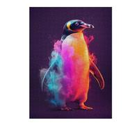 Puzzle 52x38cm/1000pcsPenguin Neon Puzzles pour Adultes, Jeux De Famille, Assemblage De Motifs, Idéal comme Cadeau pour Toute La Famille 52x38cm/1000pcs