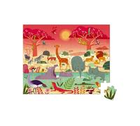 Puzzle 54 pièces - JANOD - Réserve animalière - Moins de 100 pièces - 5 ans - Multicolore