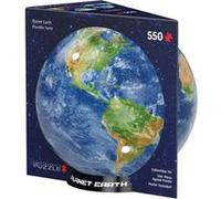 EuroGraphics Puzzle Carte du Monde 550 pièces Boîte en métal
