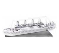 Puzzle 56 Pièces : Puzzle 3D en Métal - Titanic, Metal Earth - Iconx G