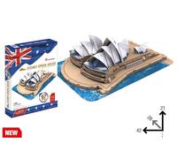 Puzzle 58 Pièces Puzzle 3d - Opéra De Sydney (Difficulté: 4/6)