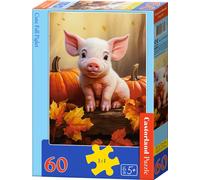 Puzzle 60 Mignon cochon d'automne B-066285