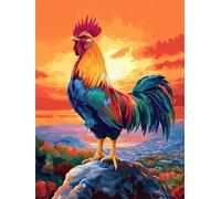 Puzzle 60 Pièces Adultes Montagne de Poulet Urbain 40x28cm 60 Pièces Puzzles pour Adultes Jeu éducatif défi Jouet, Puzzle Impossible pour Toute la Famille