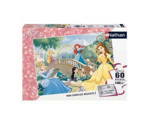Puzzle 60 Pièces Disney Princesses - Développez la Logique et la Coordination de Votre Enfant