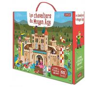 Les chevaliers du Moyen-âge: Puzzle géant 60 pièces et livre