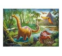 Trefl - Puzzle - Le Voyage des Dinosaures 60 Pièces, pour Enfants à partir de 4 Ans