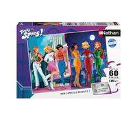 Puzzle 60 pièces Nathan Amies pour la vie Totally Spies !