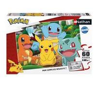 Nathan Puzzle – Les Pokémon au Parc – 60 pièces – Enfants dès 6 ans – Carton épais