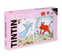 Puzzle 60 pièces Tintin, Milou mi-Ange mi-démon + Poster 45,7x30,4cm (81562)