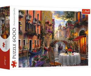 Puzzle 6000 elementów. Romantyczna kolacja Trefl