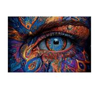 Puzzle 6000 Pieces Abstrait 179x105cm Puzzle Adulte Œil de Qualité, Colorés, Supérieure Défi éducatif Jouets pour Familial Les Soirées de Jeu pour Cadeau Femme Homme Decoration Noel Chambre D-28
