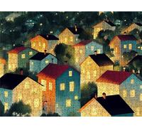 Puzzle 6000 Pieces, Abstrait Maison Puzzle 6000 Pièces Adultes et Enfants, Casse-tête Artistique de Premium, 179.5x105.5 cm Jeu Classique Puzzles pour Adulte, Decor Maison, Cadeau Femme/Homme s7h-185