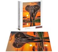Puzzle 6000 Pièces Adultes Éléphant, Puzzles pour Adultes de Qualité Supérieure, Animal Puzzles Classiques, DIY Jeu D'Intelligence De l'art de la Décoration Moderne Maison Jeu Cadeaux de Noël B-4815
