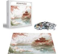 Puzzle 6000 Pièces Adultes Fleur, Puzzle 6000 Pièces Parfaitement Imbriquées Lettres au Dos, Château Impossible Difficile Puzzles pour Adultes et Adolescents pour Hommes et Femmes Cadeaux H-5976