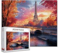 Puzzle 6000 Pieces Adultes Paris Jigsaw Puzzles Classiques Impossible Qualité SupéRieure Bois Panorama Art, Stimulent La Logique et La Concentration avec Une IdéE Cadeau Homme/Femme 105.5X179.5cm C-7