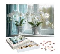 Puzzle 6000 Pièces Adultes, Puzzle Orchidée pour Adulte et Enfants, Grand Puzzles Bois avec Boite, Jeu de Concentration pour Adultes, 6000 Pièces Puzzles Zen pour Décoration Murale, Cadeaux, -7142