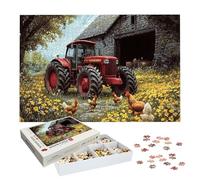 Puzzle 6000 Pièces Adultes, Puzzle Tracteur pour Adulte et Enfants, Grand Puzzles Bois avec Boite, Jeu de Concentration pour Adultes, 6000 Pièces Puzzles Ferme pour Décoration Murale, Cadeaux, -8978
