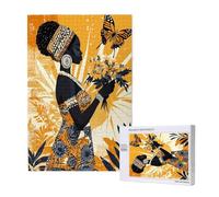 Puzzle 6000 Pieces Afrique Grand Puzzle Classiques en Bois pour Adultes, Jeux Amusants/Colorés/Impossible/Difficiles, Cadeau d'anniversaire de Festivals pour la Famille Amis Cadeaux, Femme M-1237
