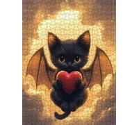 Puzzle 6000 Pièces, Amour Bat Adultes Puzzle 6000, Classique Jigsaw Puzzles, Jeu Éducatif Puzzles, Défi Impossible, Jeu D'adresse pour Toute la Famille, Décoration de la Les Murs BXHZW4-3