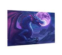 Puzzle 6000 Pièces Animal Puzzle Adultes Dragon Motif avec avec Boîte Cadeau, DIY Wooden Puzzl Enjoy Activités de défi Familial pour Tableau Decoration Murale, Cadeau Homme/Femme 105 x 180 cm -1355Y