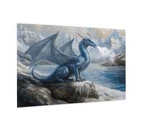 Puzzle 6000 Pièces Anime Puzzle Adultes Dinosaure Motif avec avec Boîte Cadeau, DIY Wooden Puzzl Enjoy Activités de défi Familial pour Tableau Decoration Murale,Cadeau Homme/Femme 105 x 180 cm -110Y