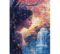 Puzzle 6000 Pièces, Cascade Visage Humain Adultes Puzzle, Classique Jigsaw Puzzles, Défi Impossible, Jeu D'adresse pour Toute la Famille, Jeu Éducatif Puzzles, Décoration de la Maison DX0YL4-767