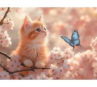 Puzzle 6000 Pieces Chats Puzzle Adulte 179x105cm, Fleur de Cerisier, n-522 | Puzzles Défiants Jeu éducatif, Jeu D'Adresse Pour Toute La Famille, Activité Familiale Parfaite, Idee Cadeau