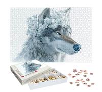 Puzzle 6000 Pièces Chien, Puzzle 6000 Pièces Adultes et Enfants, Puzzles Bois avec Une Boîte d'emballage Exquise, Jeu Éducatif Puzzles Fleur, Decoration Maison, Cadeau Femme, Cadeau Homme, -7541