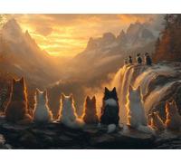Puzzle 6000 Pieces Coucher de Soleil Puzzle Adulte 179x105cm, Animal, n-433 | Puzzles Défiants Jeu éducatif, Jeu D'Adresse Pour Toute La Famille, Activité Familiale Parfaite, Idee Cadeau