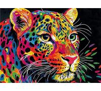 Puzzle 6000 Pieces, Couleur léopard Puzzle 6000 Pièces Adultes et Enfants, Casse-tête Artistique de Premium, 179.5x105.5 cm Jeu Classique Puzzles pour Adulte, Decoration Maison, Cadeau Homme s7h-31