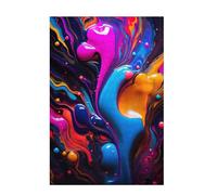 Puzzle 6000 Pieces Couleur Puzzle Abstrait 6000 Pièces Grand Adultes Difficile Jigsaw en Bois avec Boîte Cadeau, DIY Challenge Impossible Créatif Jeu pour Adulte, Decoration Maison 105x179cm D-1231