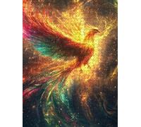 Puzzle 6000 Pièces, Feu Animal Phoenix Adultes Puzzle, Classique Jigsaw Puzzles, Défi Impossible, Jeu D'adresse pour Toute la Famille, Jeu Éducatif Puzzles, Décoration de la Maison DX0YL4-200