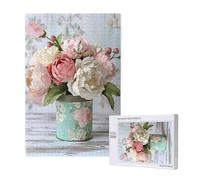 Puzzle 6000 Pieces Fleur Grand Puzzle Classiques en Bois pour Adultes, Jeux Amusants/Colorés/Impossible/Difficiles, Cadeau d'anniversaire de Festivals pour la Famille Amis Europe du Nord M-1400