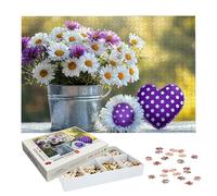 Puzzle 6000 Pièces Fleur, Puzzle 6000 Pièces Adultes/Enfants, Puzzles Bois avec Une Boîte d'emballage Exquise, Jeu Éducatif Puzzles Fleurs Sauvages, Decoration Maison, Cadeau Femme et Homme, -7581